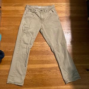 Levi’s athletic fit khaki jean.